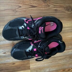 Nike Black with Pink Accent Athletic Sneakers